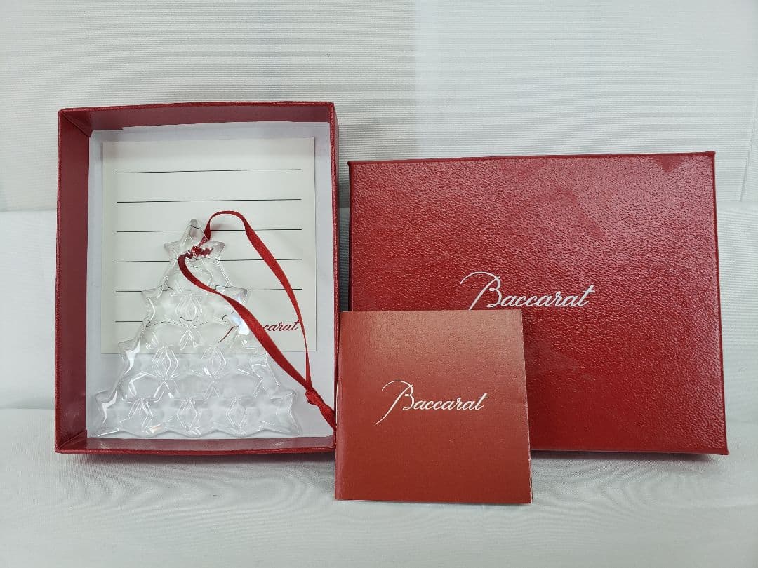 ［バカラ］　2010年　クリスマスオーナメント　未使用品       s