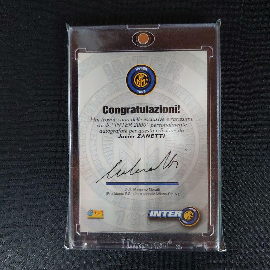 DS INTER サネッティ 直筆サインカード