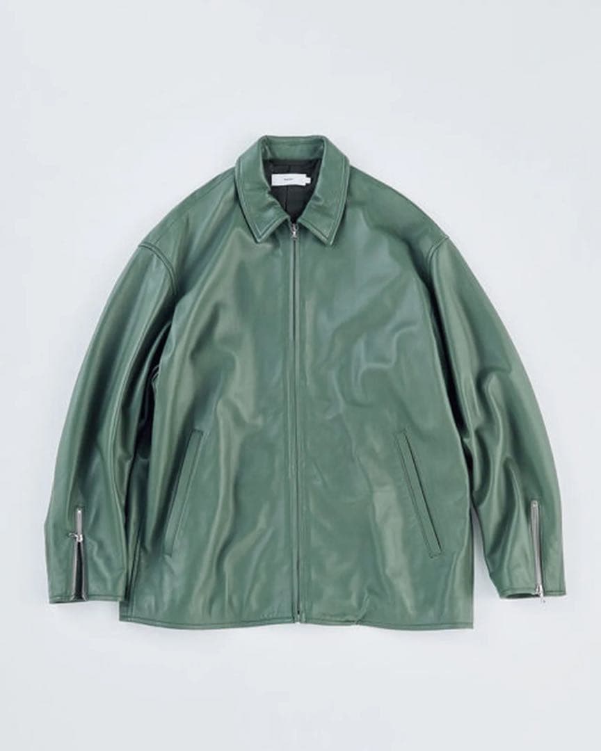 グラフペーパー SHEEP LEATHER RIDERS JACKET サイズ2