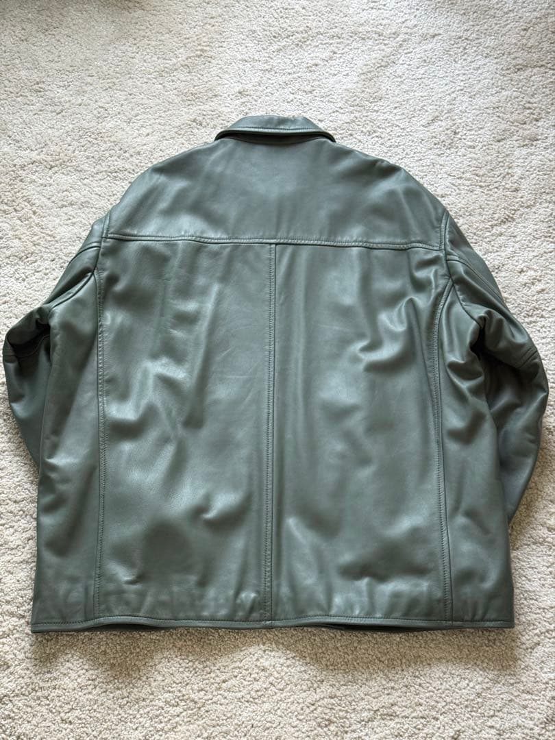 グラフペーパー SHEEP LEATHER RIDERS JACKET サイズ2