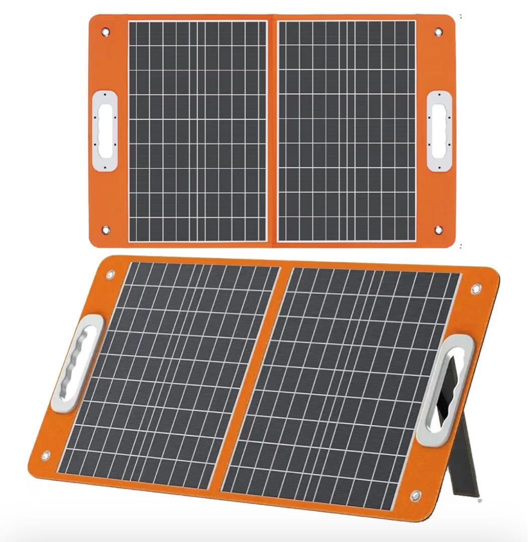 【3000円引】FlashFish 60W ソーラーパネル 折りたたみ式 超軽量