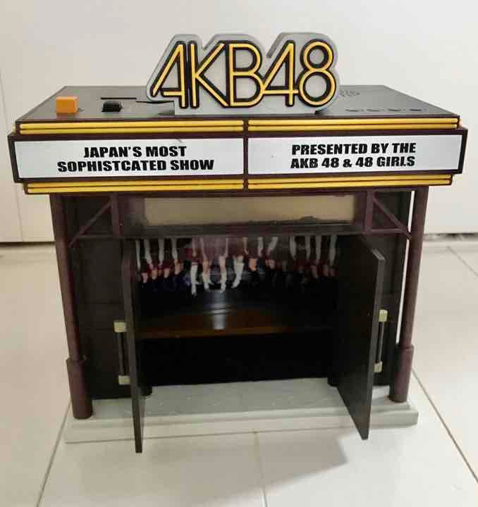 希少 AKB48 劇場 クロック 時計 神7 フィギュア 模型