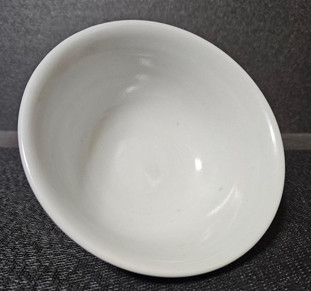 【李朝コレクター放出品❗02.】李朝白磁　分院手　茶碗　碗　時代産地不明❗