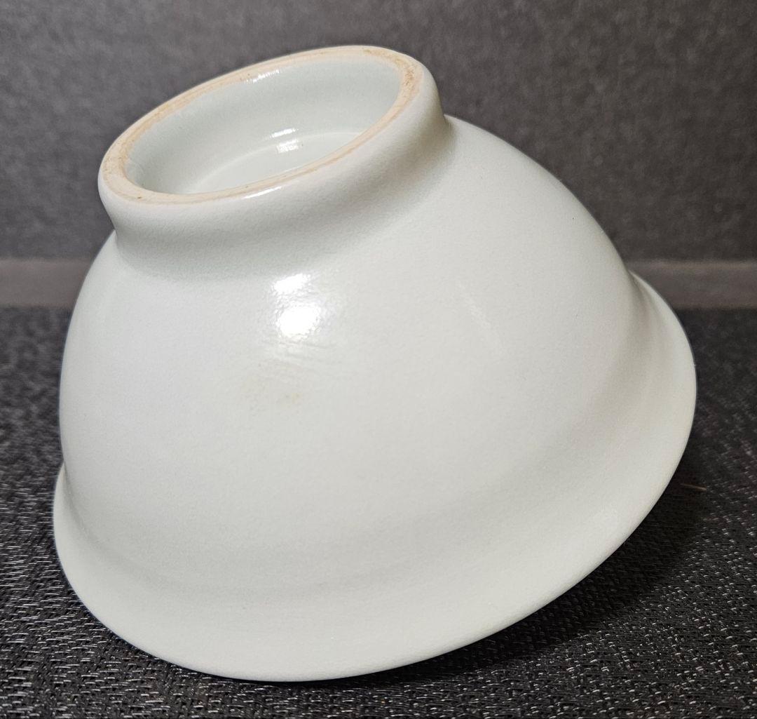【李朝コレクター放出品❗02.】李朝白磁　分院手　茶碗　碗　時代産地不明❗