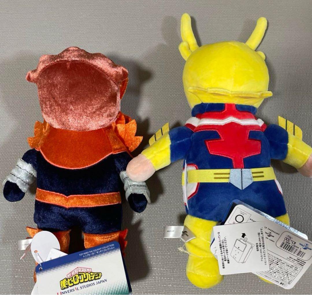 ユニバ USJ 僕のヒーローアカデミア　エンデヴァー　オールマイト ぬいぐるみ