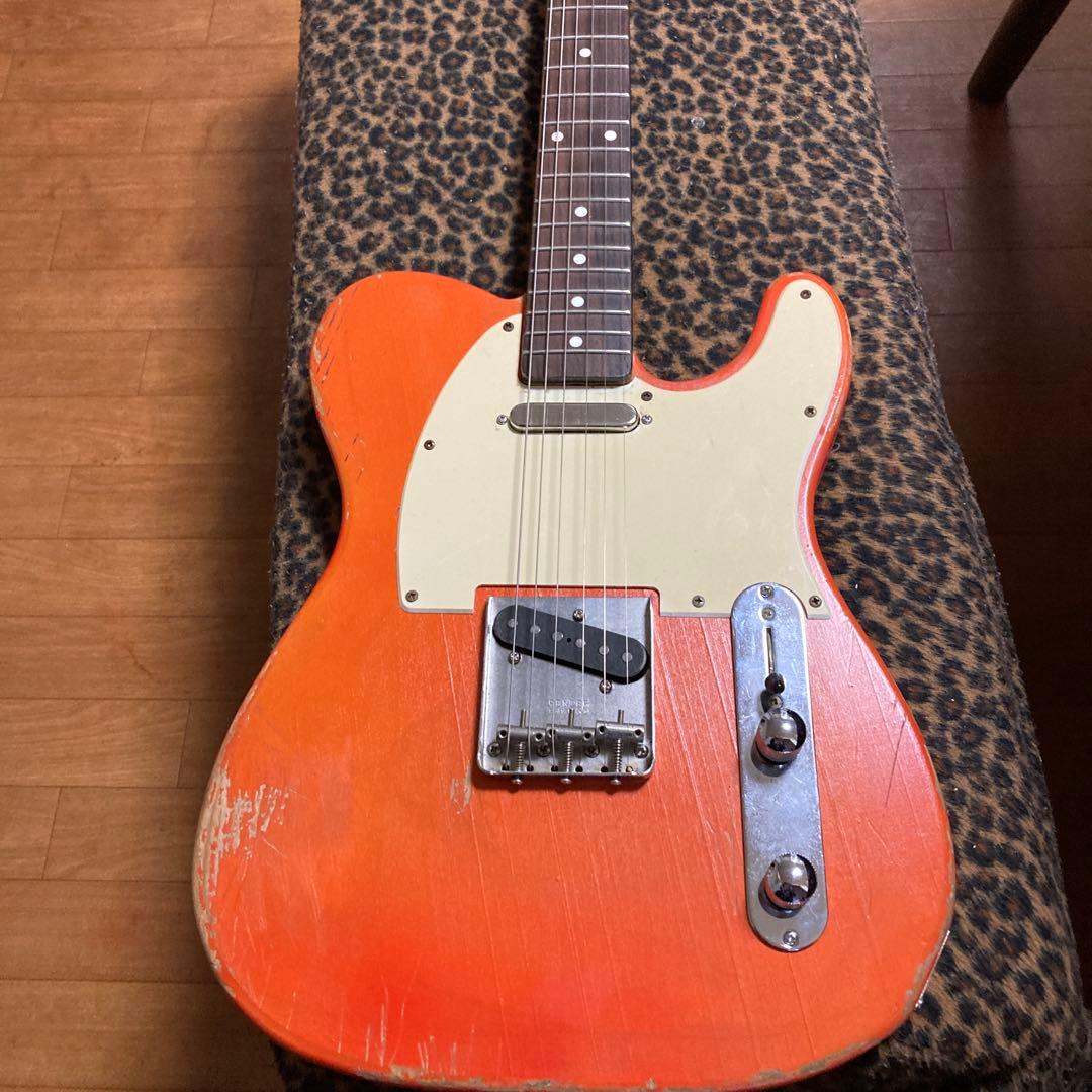 テレキャスタータイプ エレキギター、レリック仕様