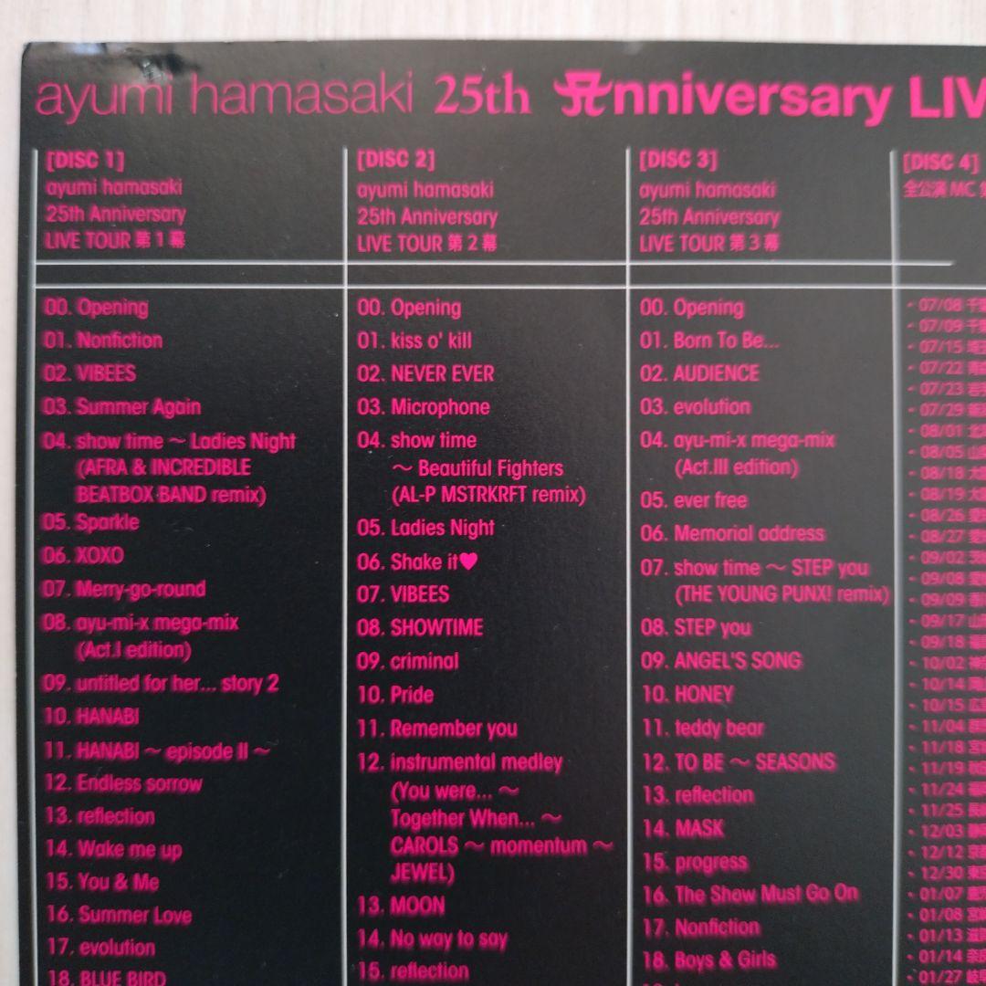 浜崎あゆみ 25th Anniversary Live Tour Blu-ray