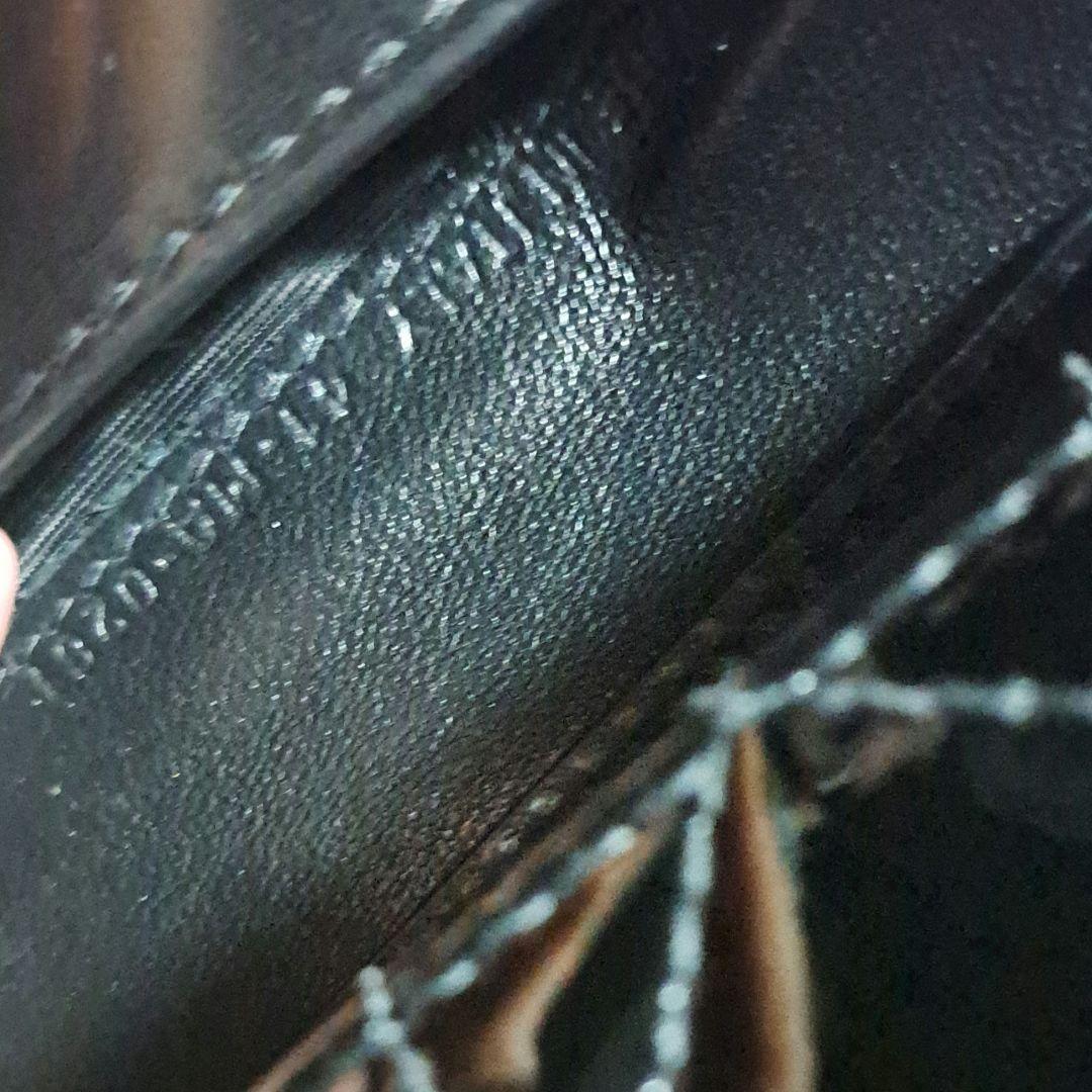 ( 最終価格 )ディオール ロータスウォレット エナメル カナージュ ブラック