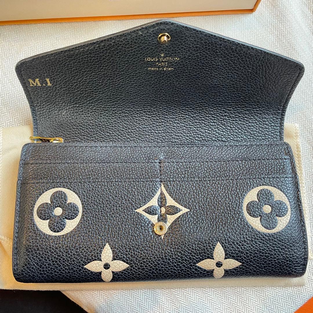 ヴィトン　M80496 RFID認証　長財布　アンプラント　ポルトフォイユ　サラ