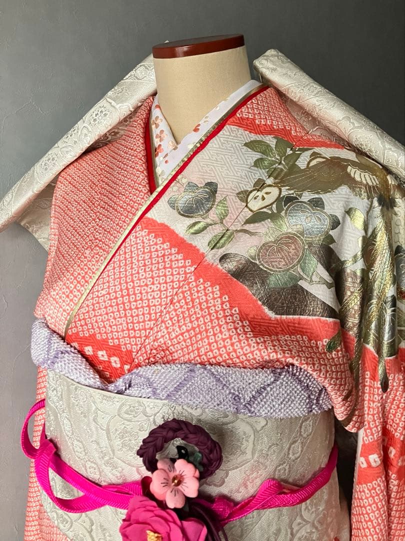 専用です⭐︎正絹の絞り振袖単品