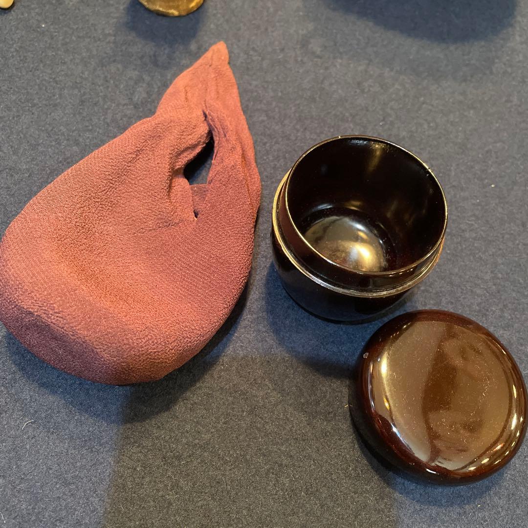 茶道具　茶箱「利休茶箱」『波千鳥の蒔絵』『茶杓は舟の櫓』『大珍品』「茶箱セット」