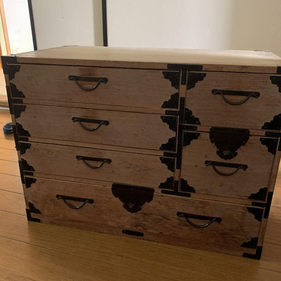 桐　雑貨入れ　アンティーク　和風