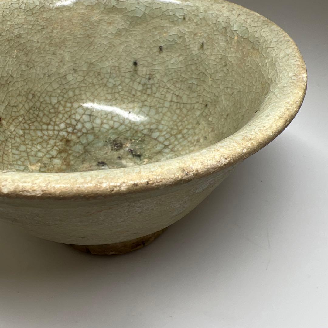 中国明時代　青磁鉢　口径12.3㎝　東Y7-0623⭐︎2F