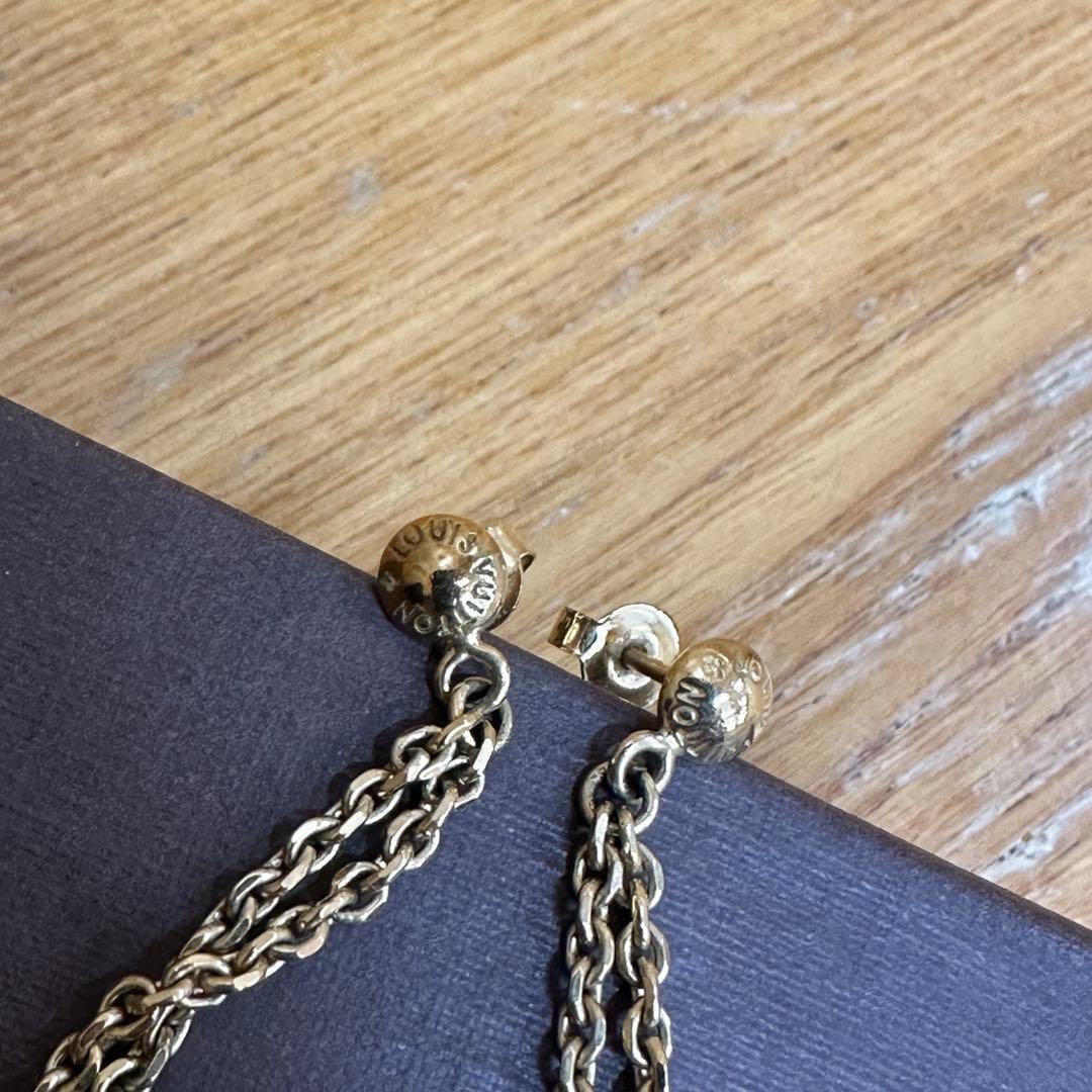 【値下】Louis Vuitton ブークルドレイユパンダンギャンブルピアス