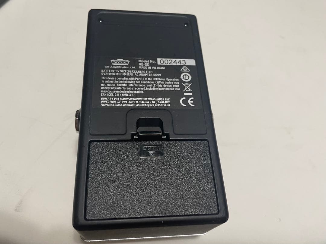 Vox Silk Drive (オーバードライブ・プリアンプ)