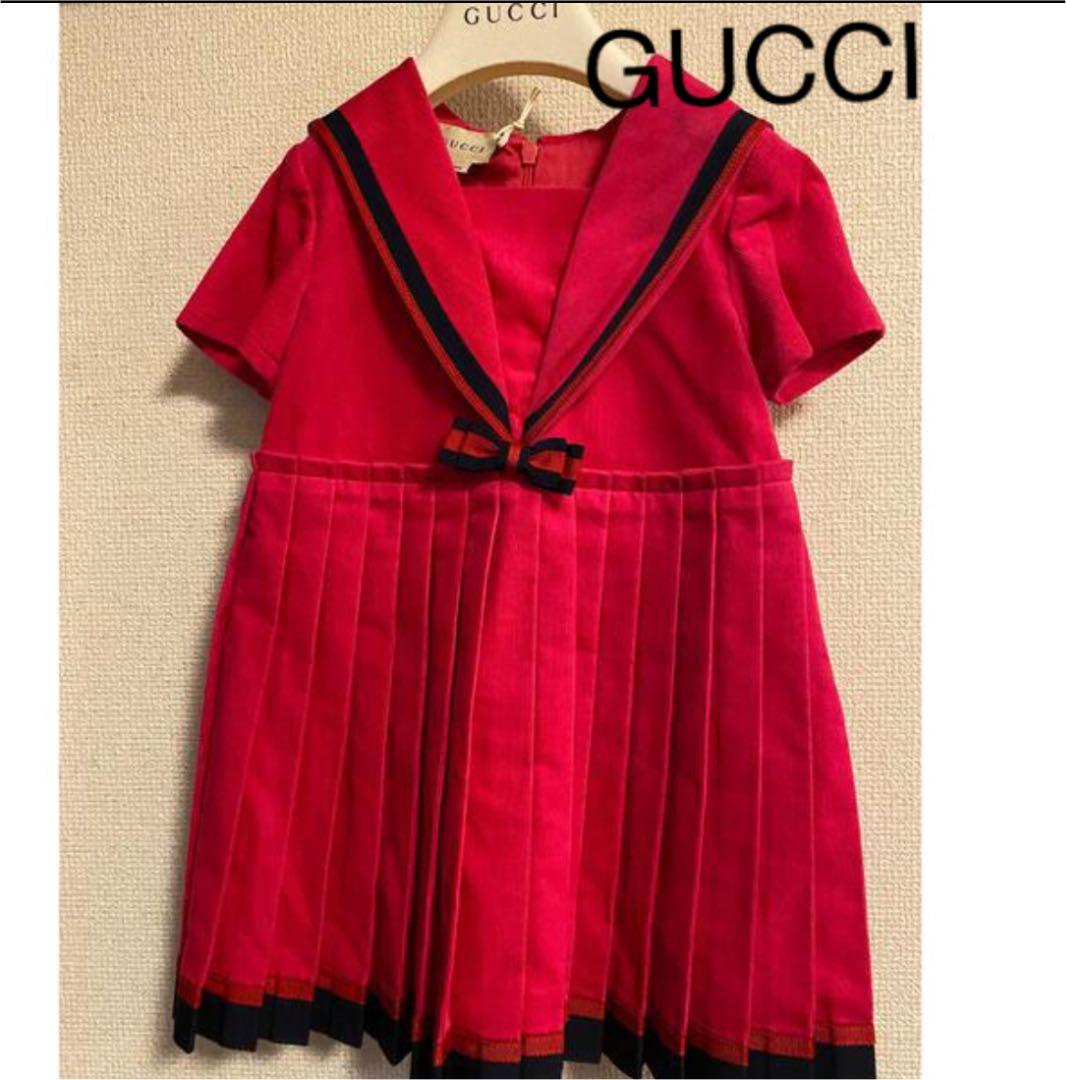 GUCCI ワンピース　グッチ　ドレス　新品　キッズ　子供　チルドレン