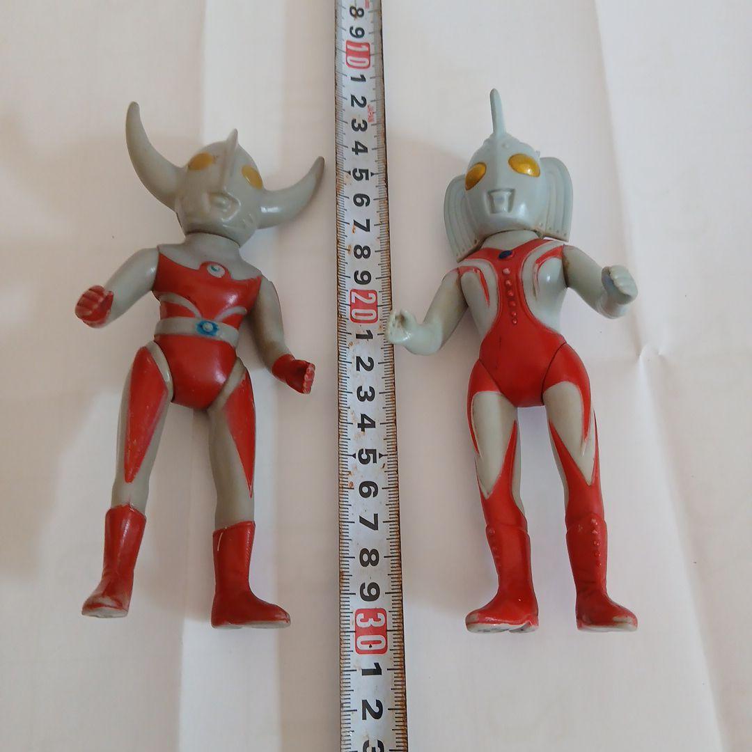 年末セール　ブルマァク　ウルトラの父　ウルトラの母ソフビ　ミドルサイズ