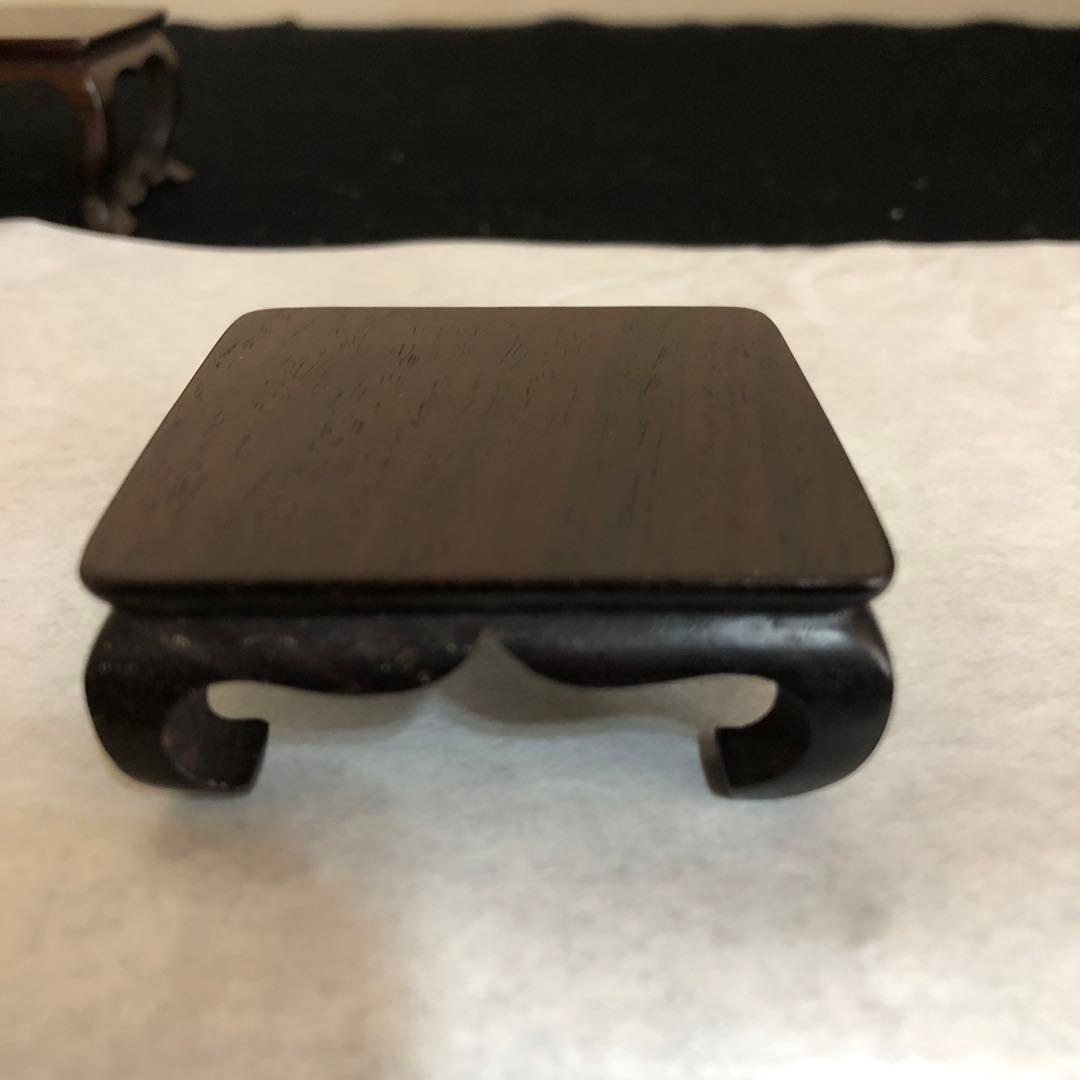 盆栽台２点組共桐箱付き