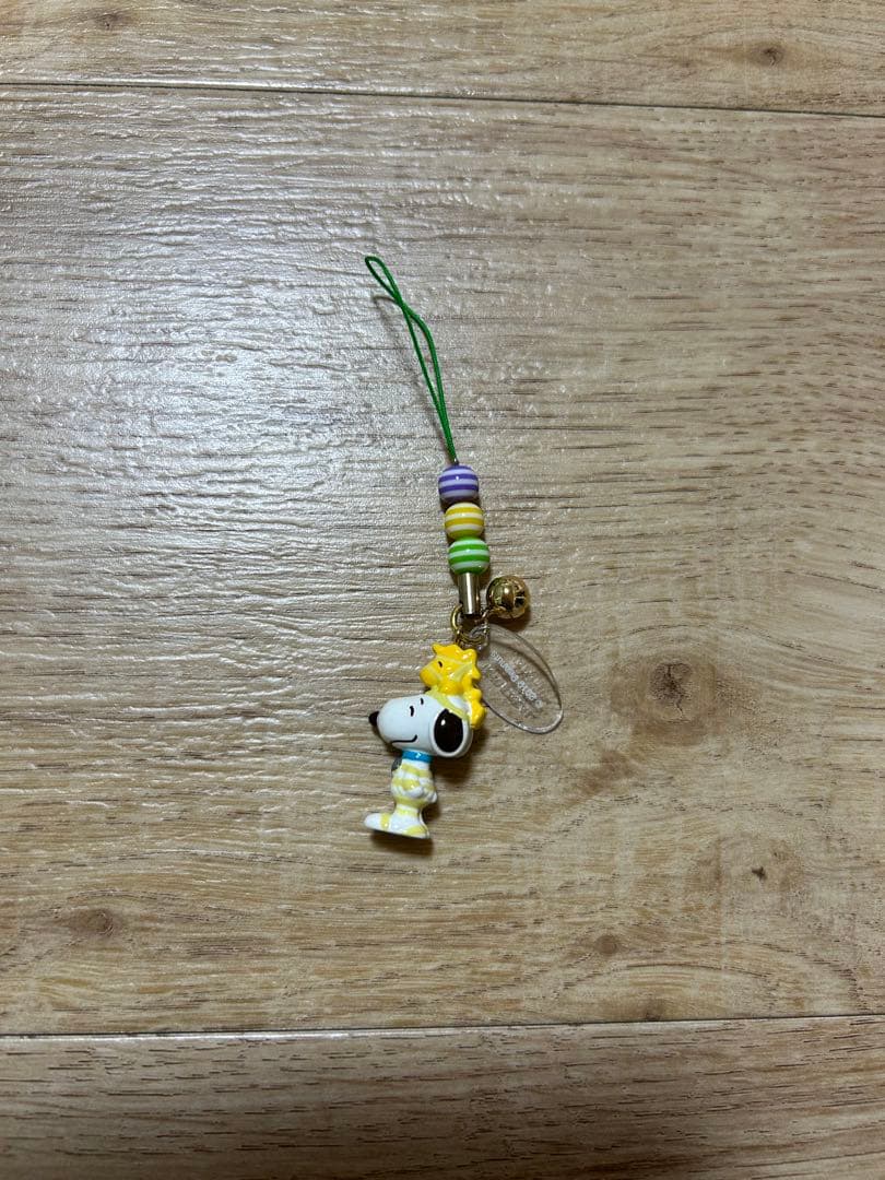 レア　USJ ユニバ　ハロウィンスヌーピーウッドストックストラップ