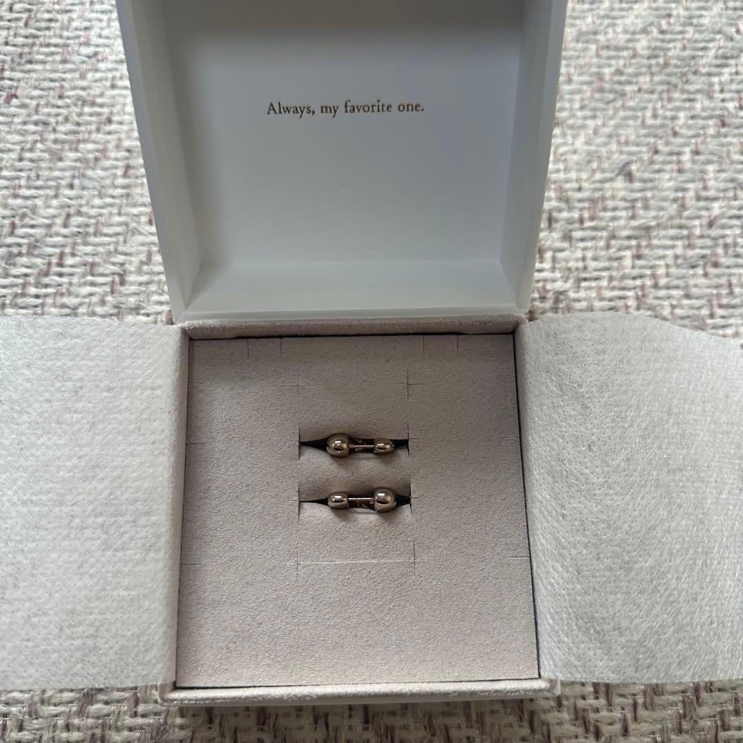 ete チャンキー ハグピアス ピンクゴールド