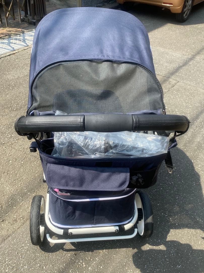 美品 ピッコロカーネ クレア 大型犬、多頭飼いのためのペットカート