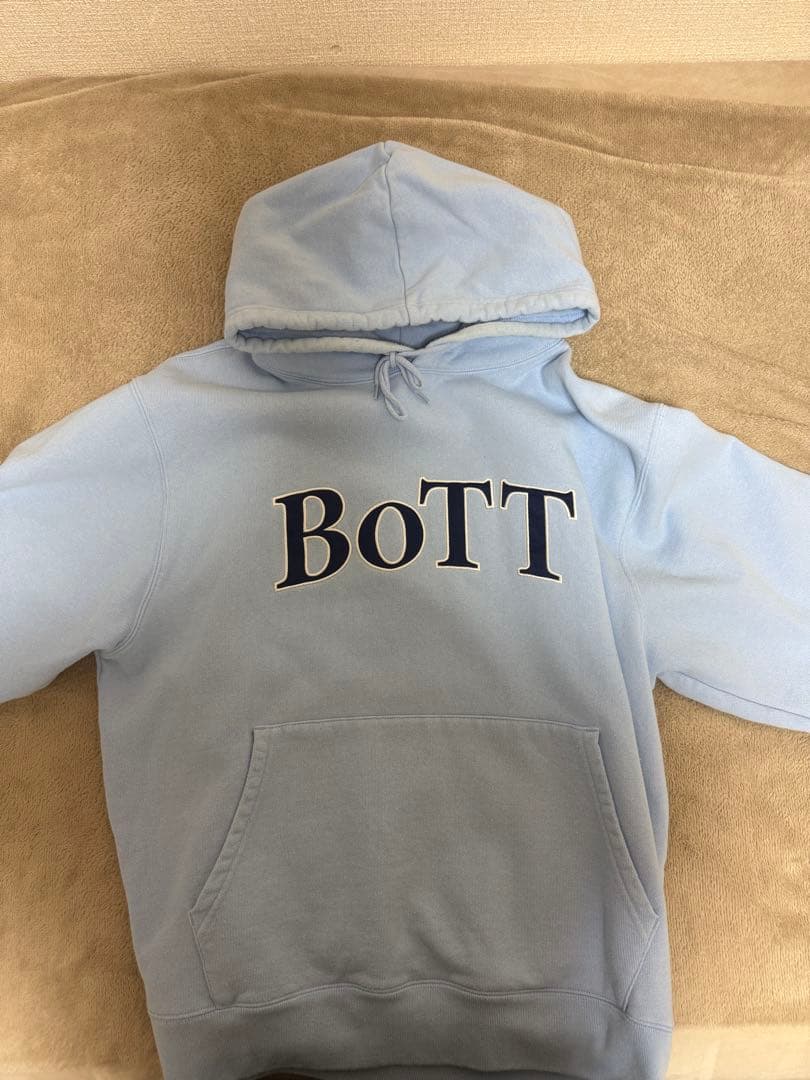 BoTT ライトブルー パーカー Lサイズ