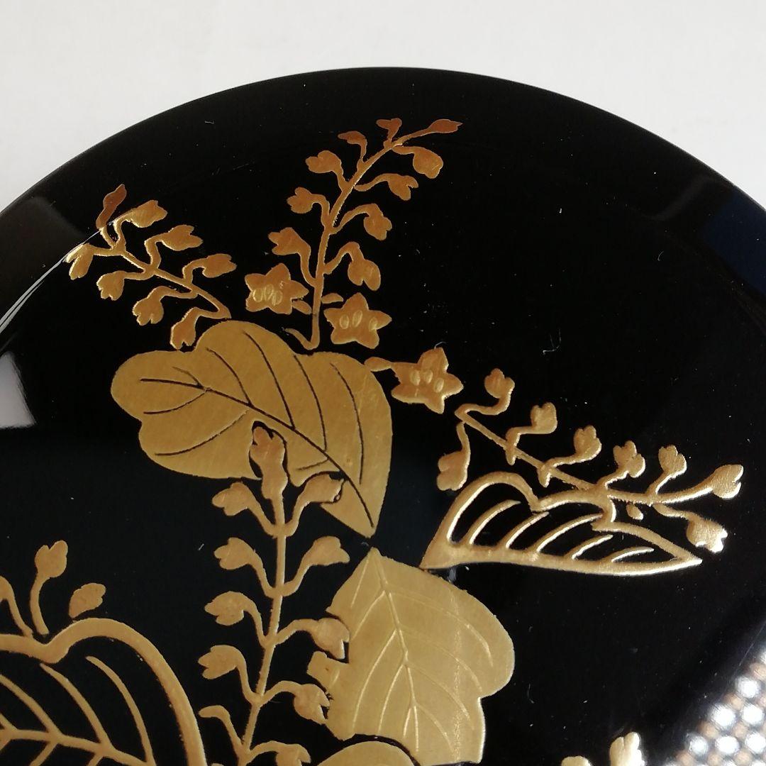 Ｔ９２８　棗　『桐竹蒔絵』『雪吹』『中村孝也 作』　共箱　茶道具