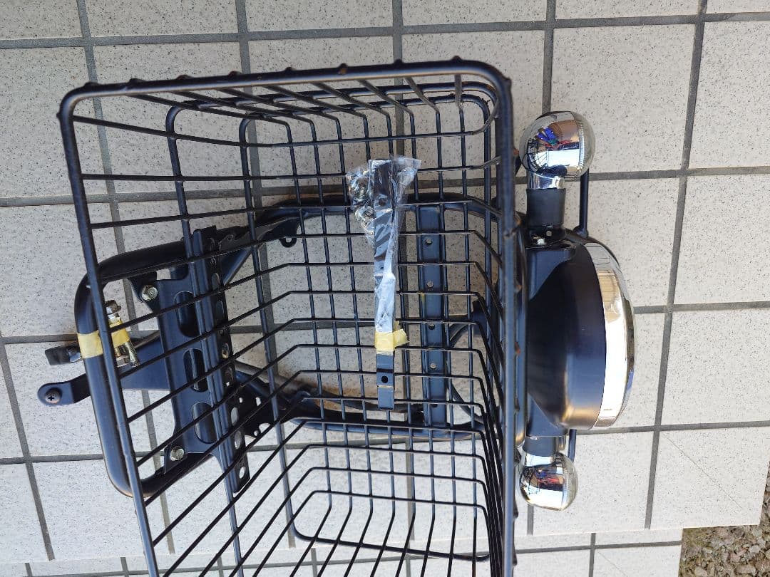 カブ50プロ AA04 ヘッドライト ウインカー 前カゴ ステー