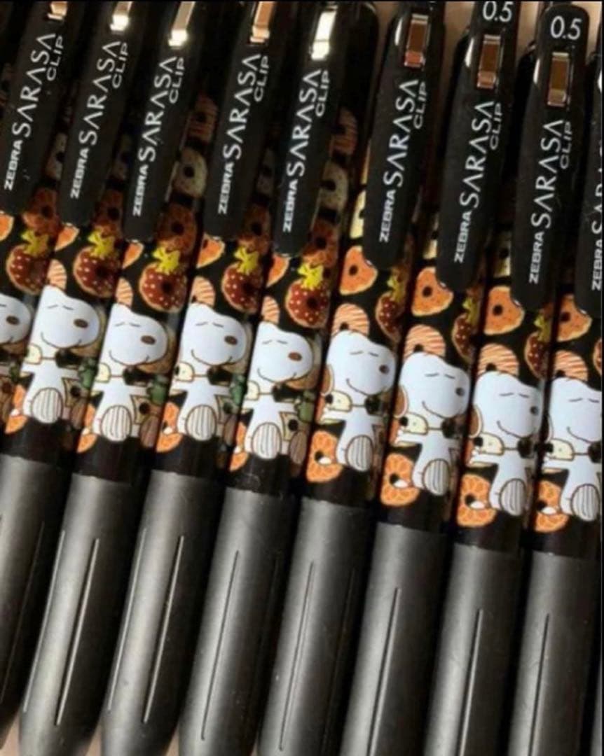 サラサクリップ　SARASA 【限定】香り付き　スヌーピー　チョコレート　30本