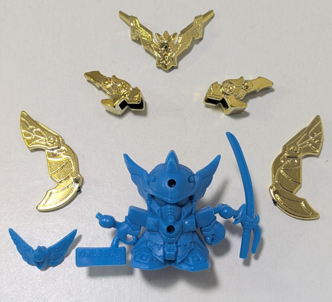 ガン消し SDガンダム　羽荒斗頑駄無　金メッキ