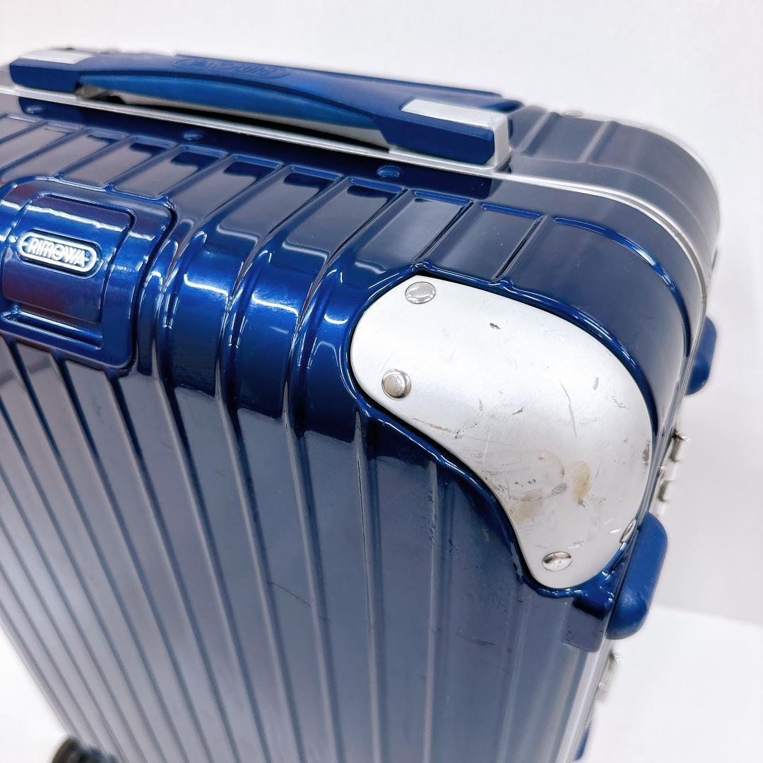 【良品】リモワ スーツケース Hybrid 32L MatteBlue