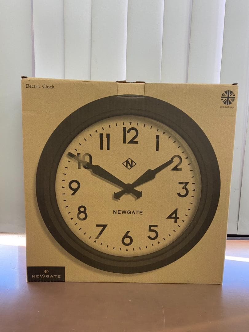 【新品】NEWGATE 壁掛け時計 TR-4313 BK