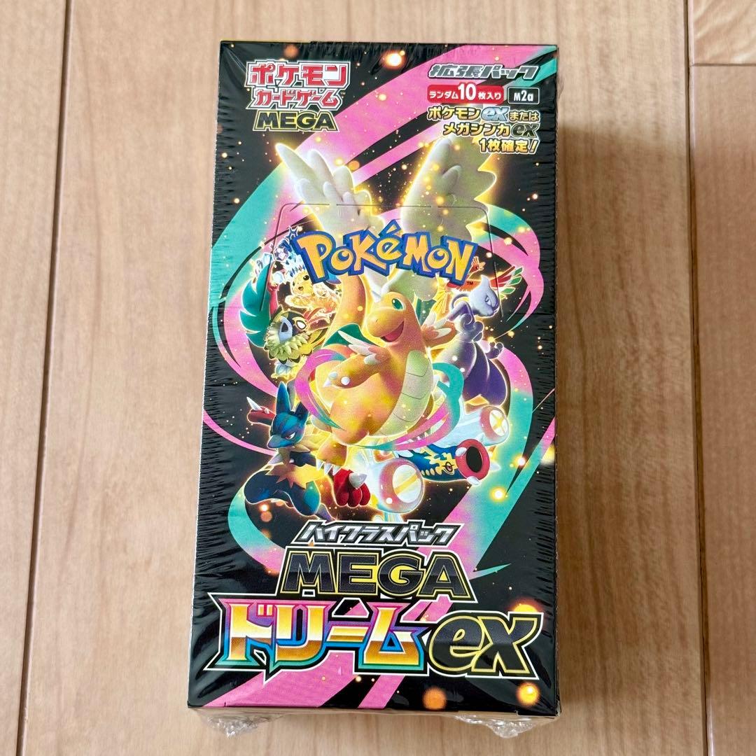 【シュリンク付き】ポケモンカードゲーム MEGA ドリームex 1BOX