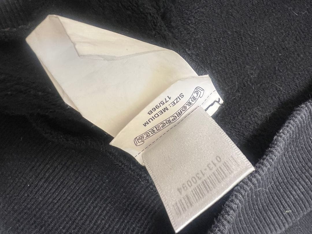 クロムハーツCHROME HEARTS ブラック パーカー M