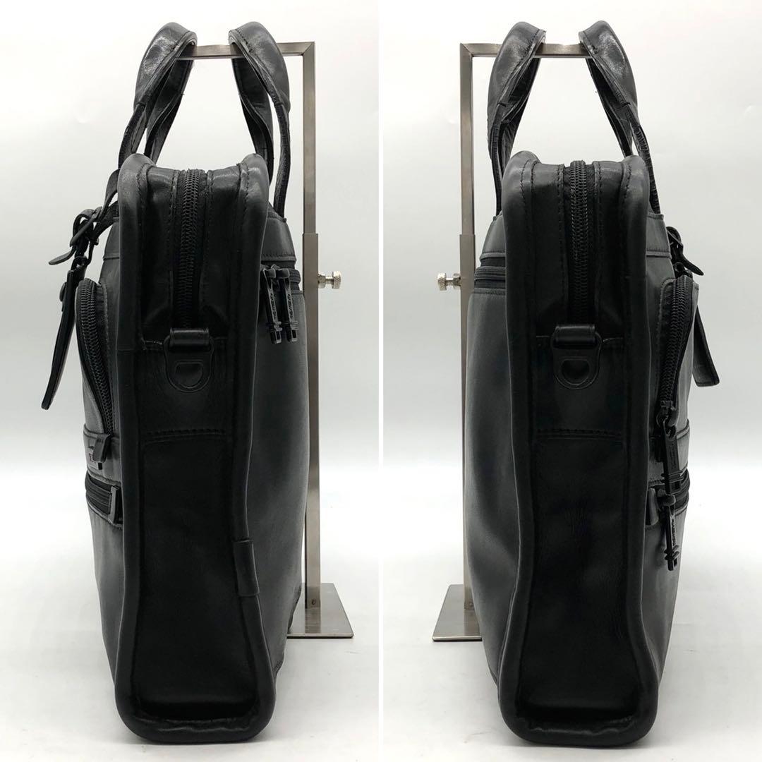 TUMI ビジネスバッグ 2way アルファ 96101 オールレザー ブラック