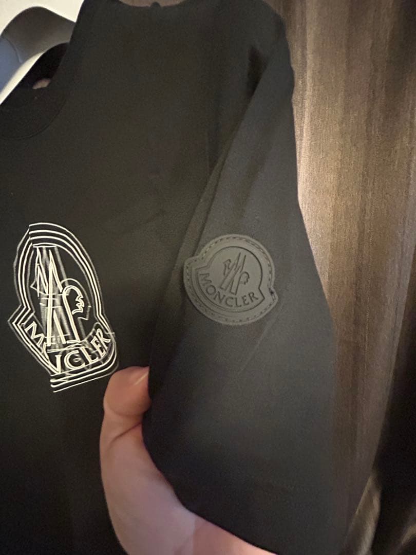 MONCLER 黒 Tシャツ M