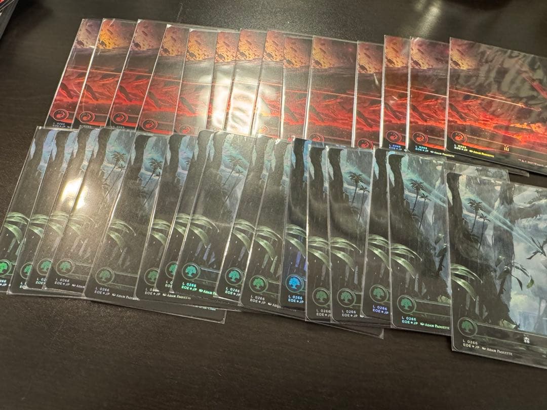 た*ー様 mtg 久遠の終端　フルアートfoil 土地セット