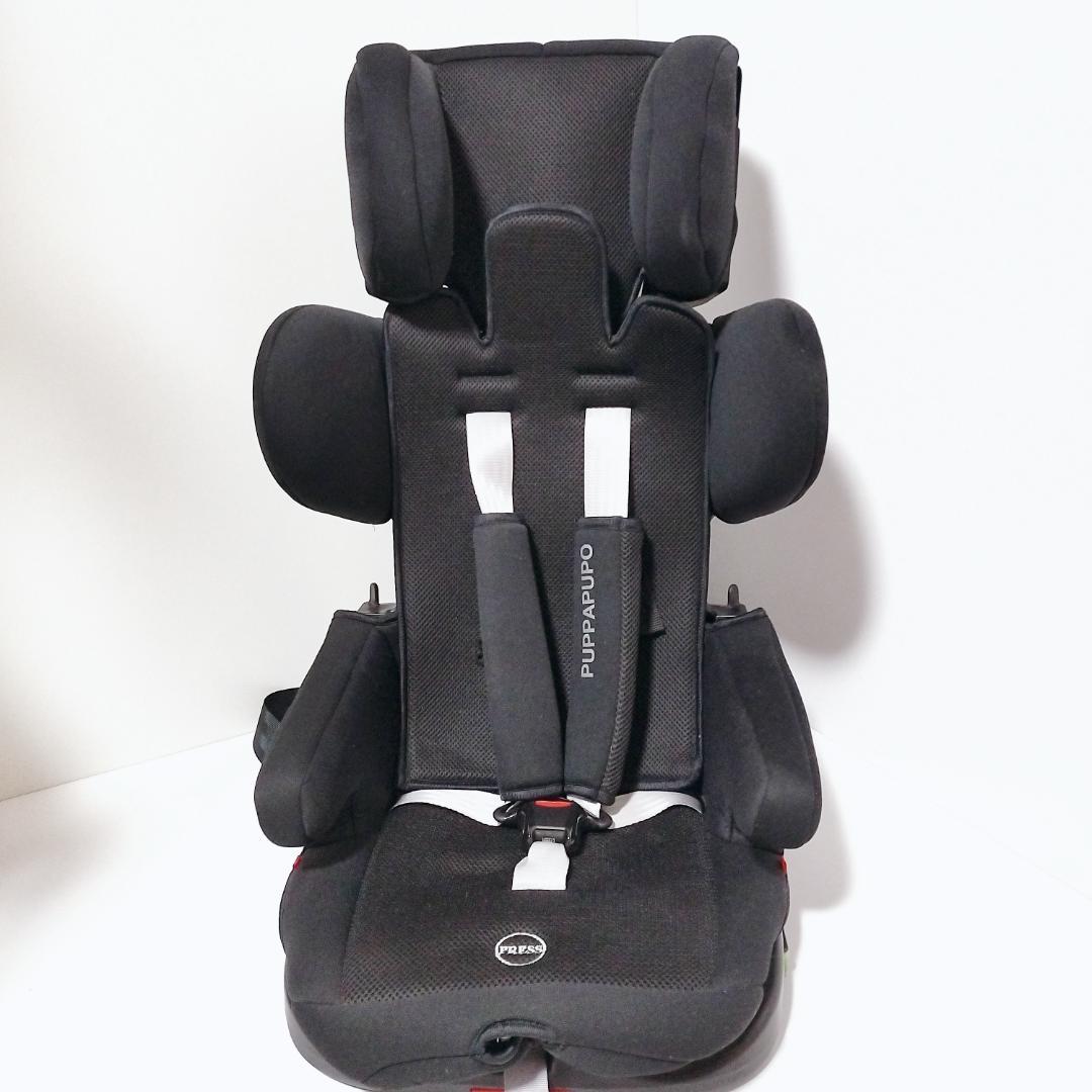 美品☆PUPPA PUPO ジュニアシート CP-002 ISOFIX 黒