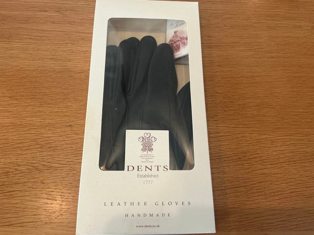 DENTS（デンツ）ヘアシープグローブ　スマホ対応　ブラック　サイズ7