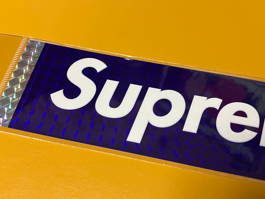 レア Supreme ボックスロゴ BOX LOGO ステッカー ホログラム