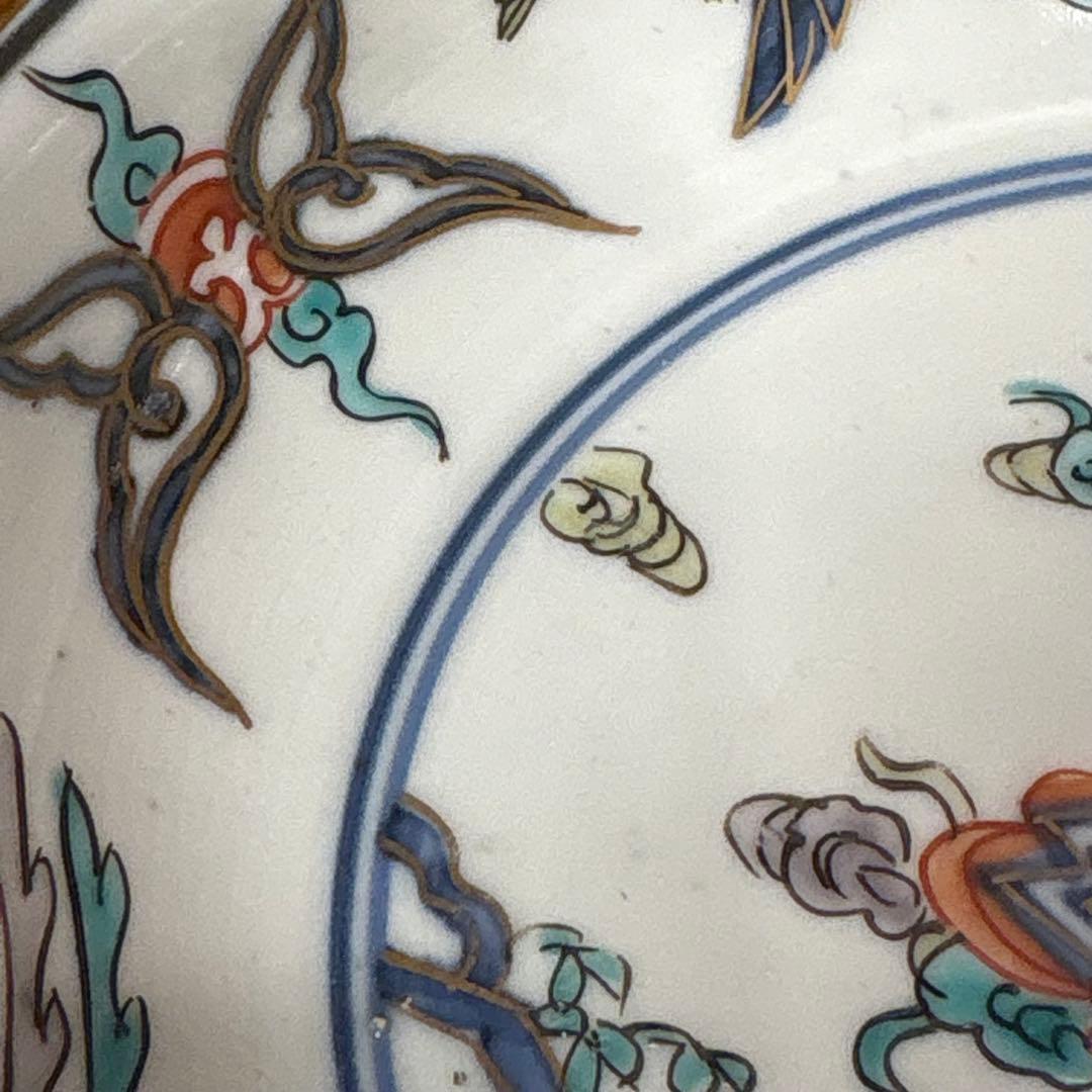 大明成化年製◎明代赤絵皿