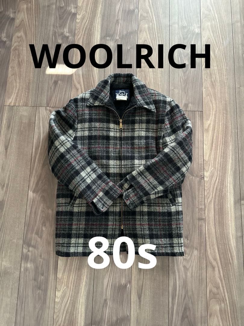 【WOOLRICH】スポーツジャケット　裏ボア　チェック　アウター