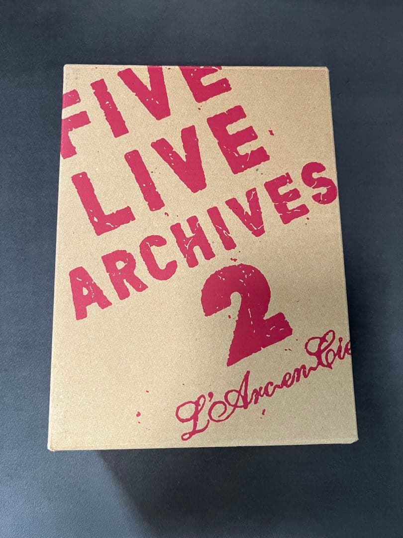 ラルク L'Arc FIVE LIVE ARCHIVES 2 DVD