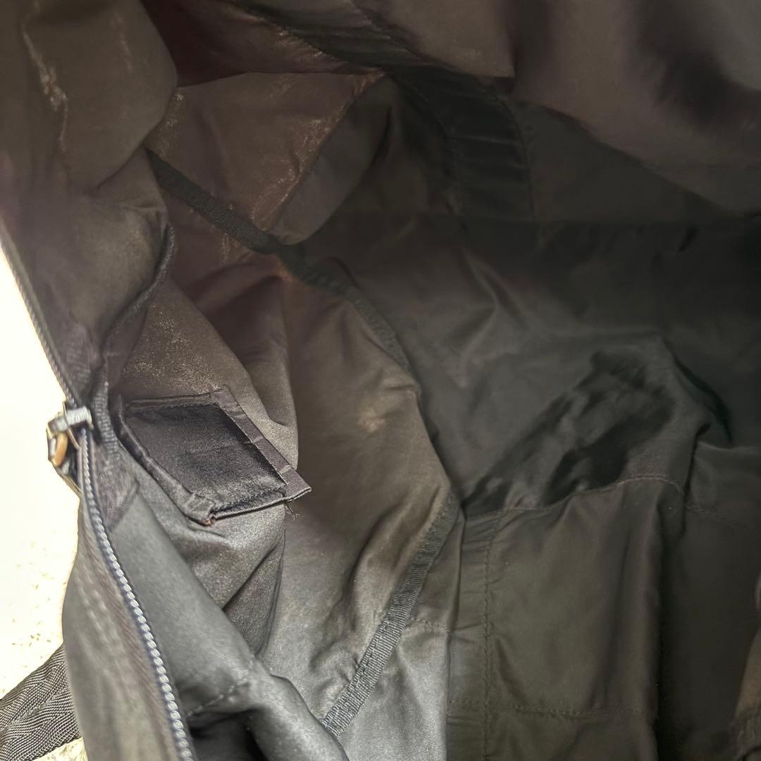 PRADA プラダ 2way ボストンバッグ ナイロン×レザー 黒　鍵付き