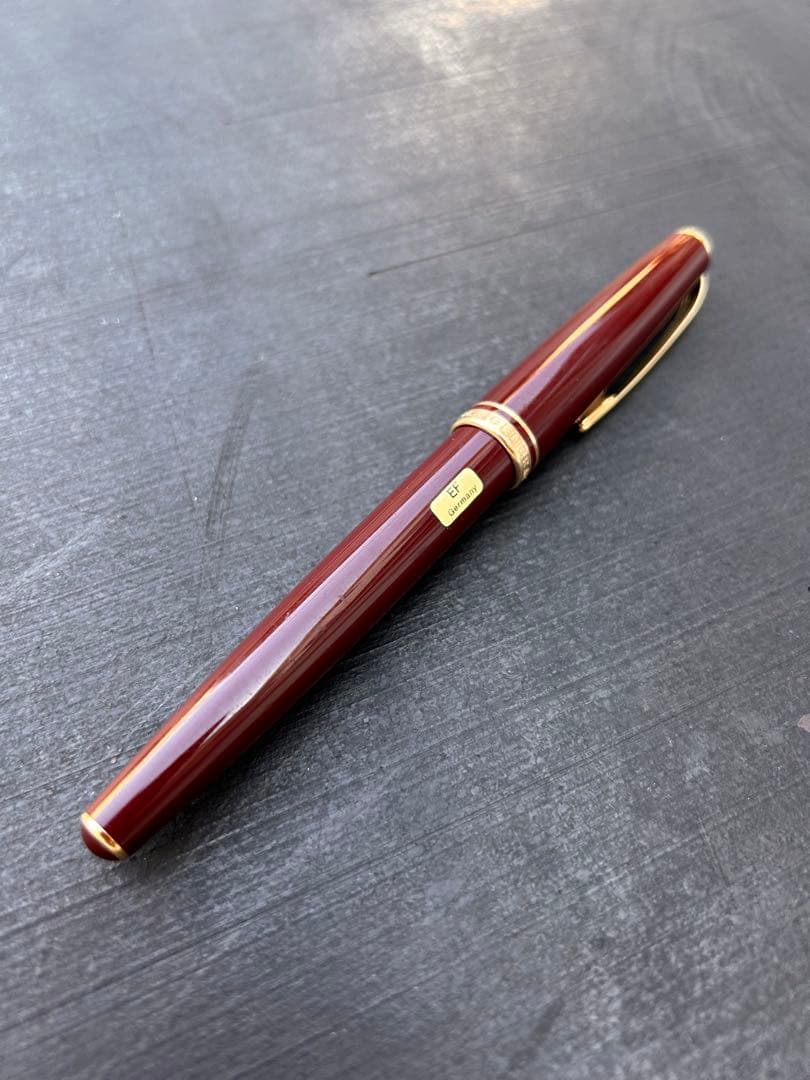 【未使用】モンブラン ワインレッド 万年筆　14k 585