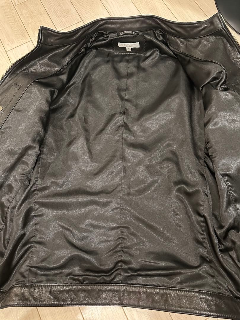 定価44,000円 極美品 BEAUTY&YOUTH ゴートシングルライダース