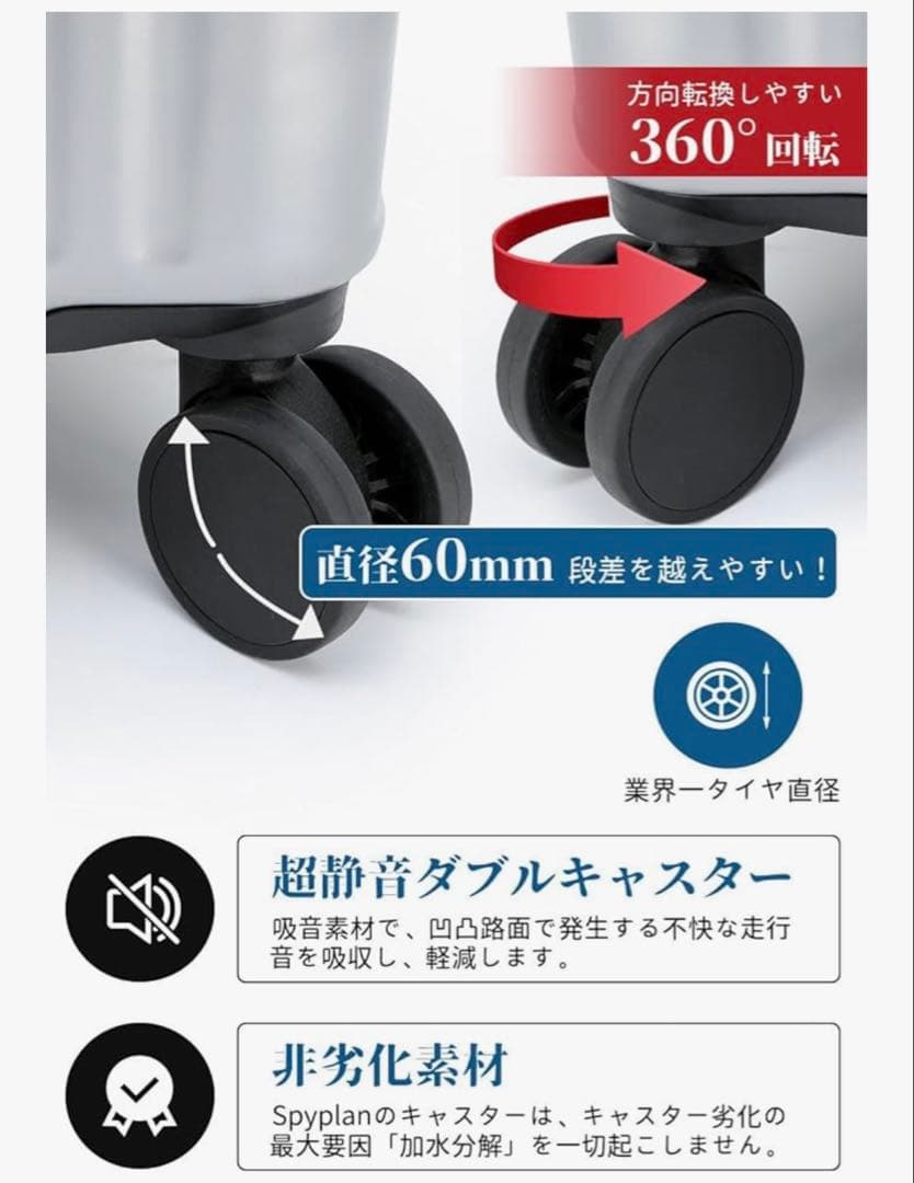 うらら様　スーツケース キャリーケース L TSAロック 拡張型 軽量　グリーン