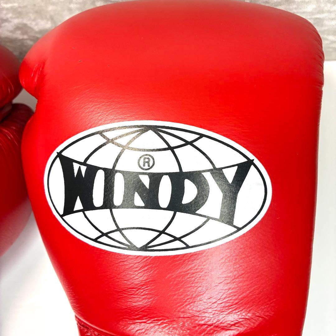 【未使用】 WINDY ウィンディー 試合用ボクシンググローブ ひも式 12oz