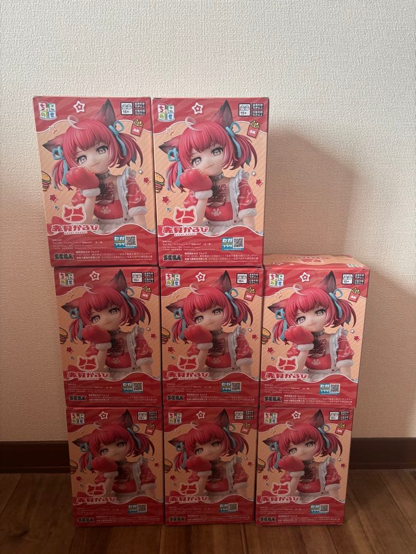 【最終値下げ】 赤見かるび ちょこのせ フィギュア SEGA 8個セット