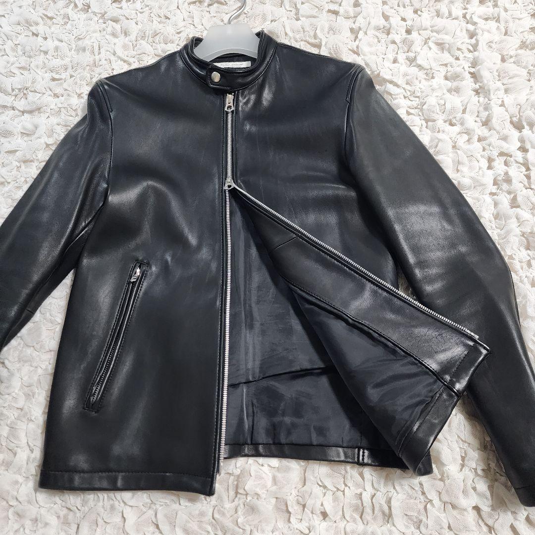 ジャーナルスタンダード シープレザー シングルライダースジャケット L
